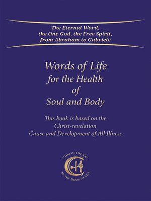 cover image of Words of Life for the Health of Soul and Body